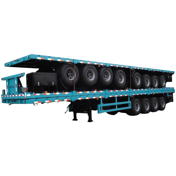 Hotsale Brand New 3 Axle 40 ft Flat Top Trailer Semi Flatbed Trailers